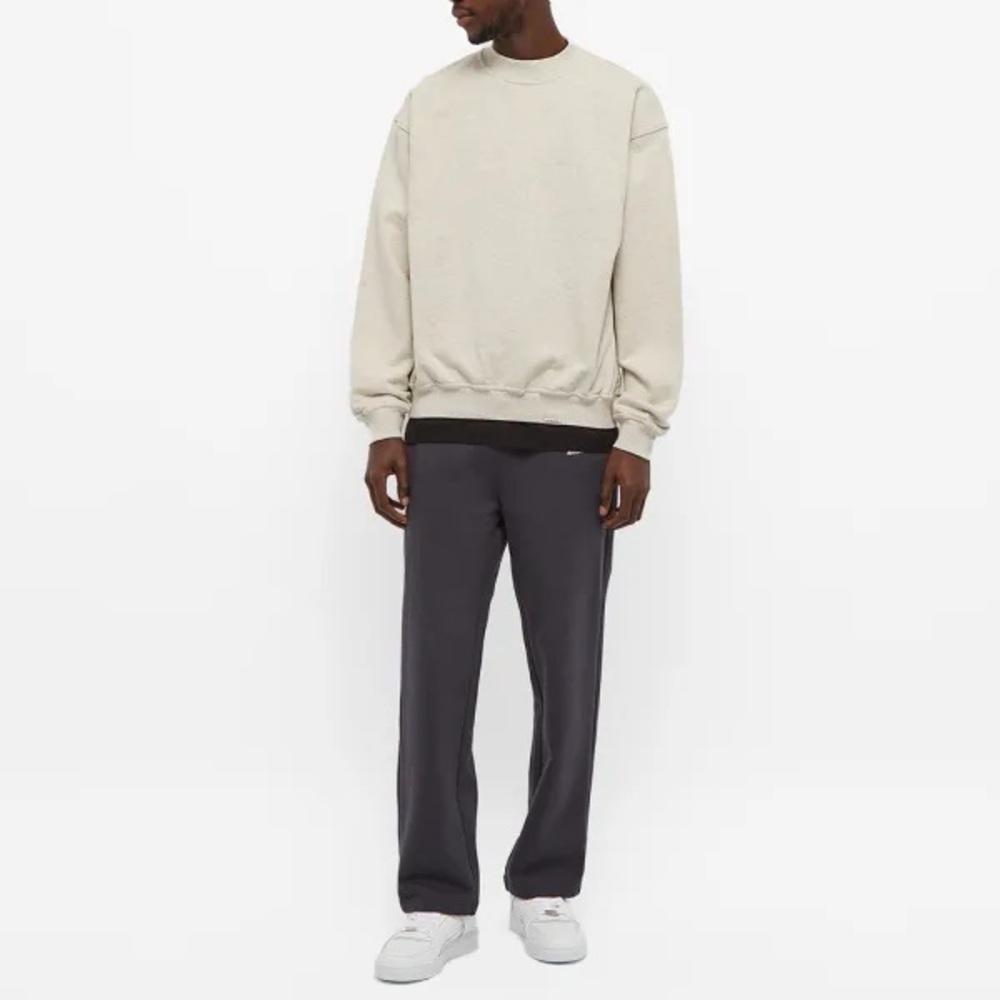 REPRESENT BLANK CREW SWEATER CREAM MARL